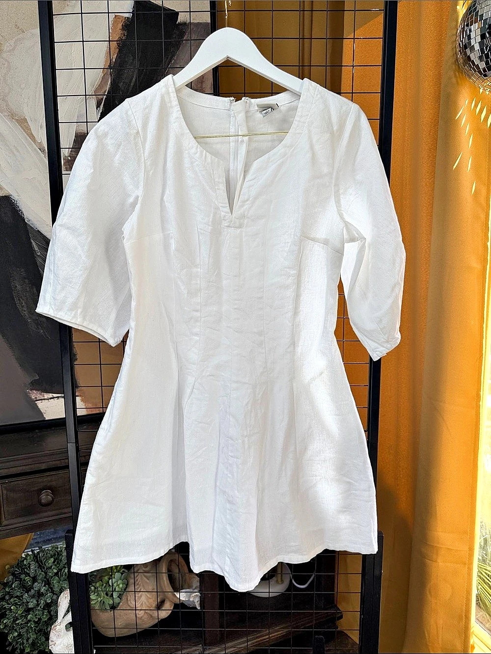 White Mini Dress Like New